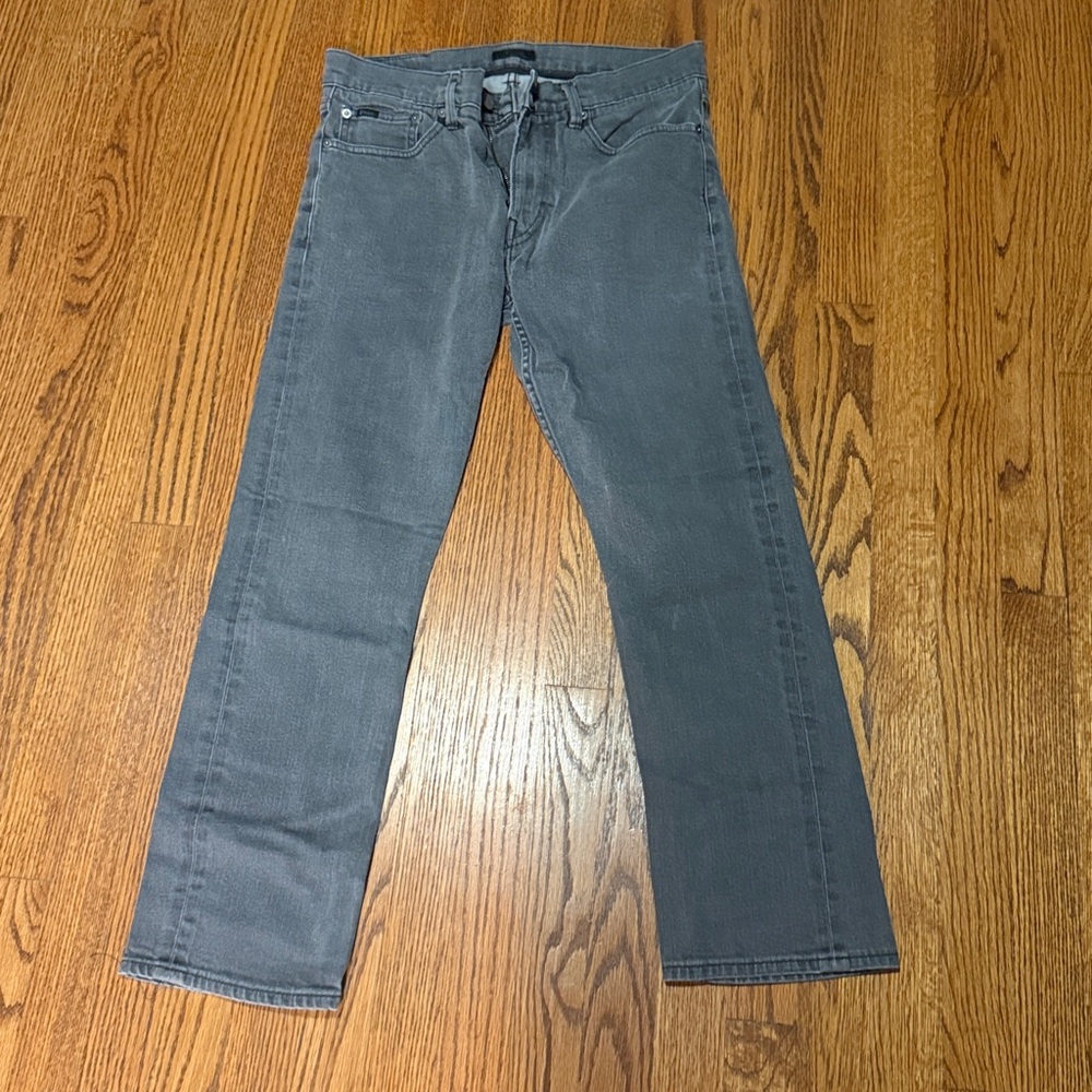 Polo Ralph Lauren Jeans Men's 33x30 Fits 31x28 Gray Prospect Straight Denim